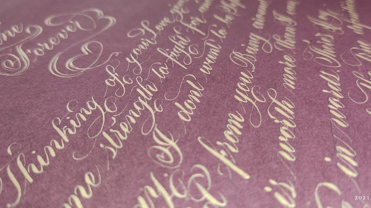 Calligraphy - Types and Fonts | English and Arabic calligraphy writing
