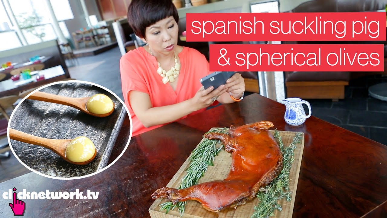 Spanish Suckling Pig & Spherical Olives - Foodporn: EP7