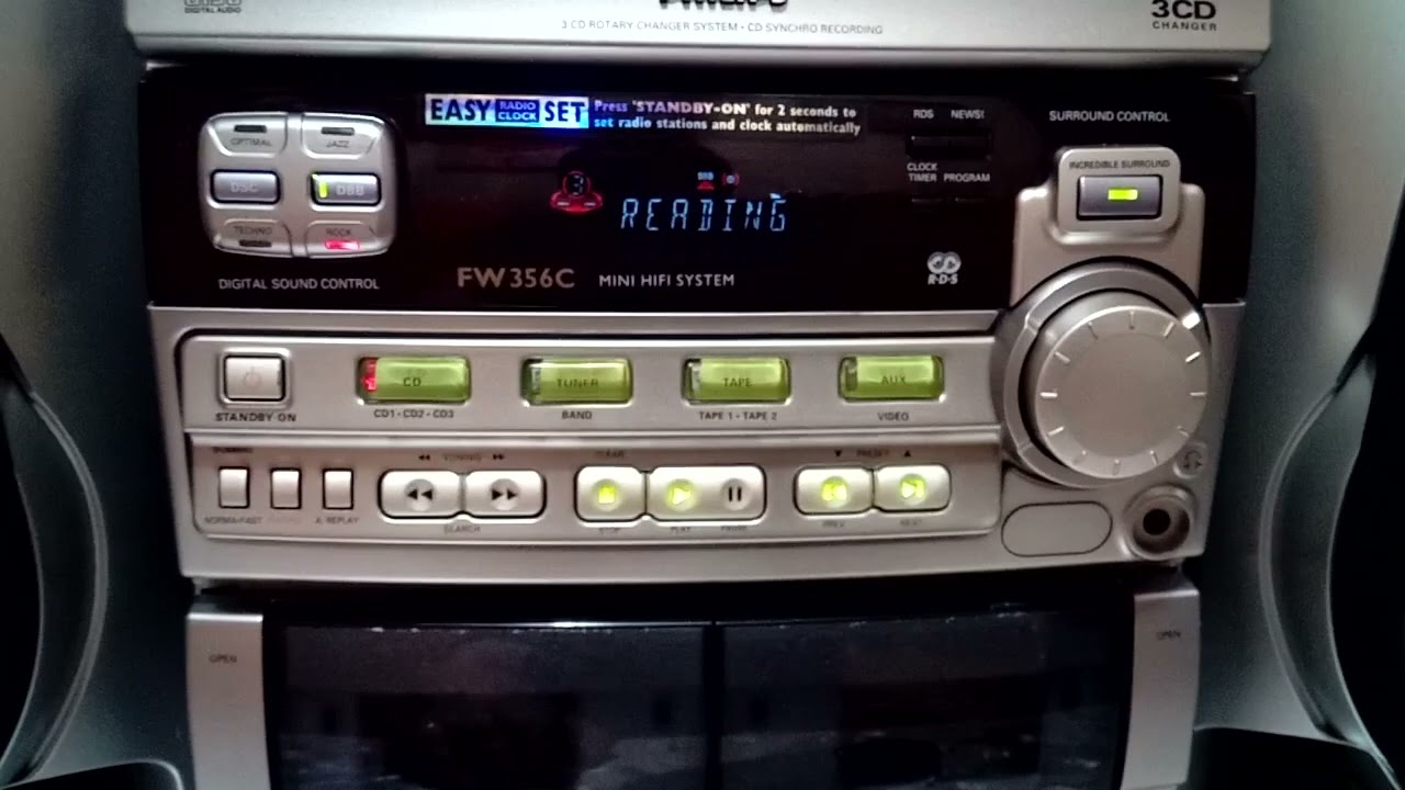 Hifi system Philips FW356C after repair