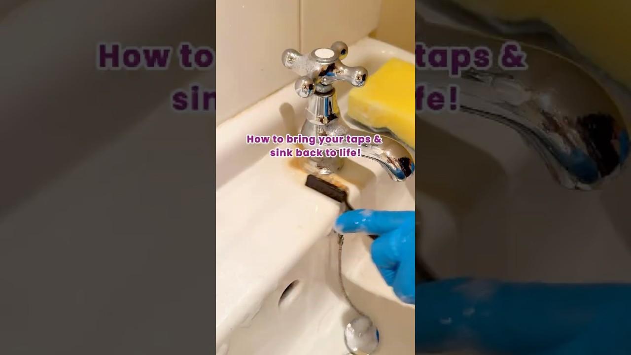 From stained to clean - Sink & Tap deep cleaning tip | Mary Moppins