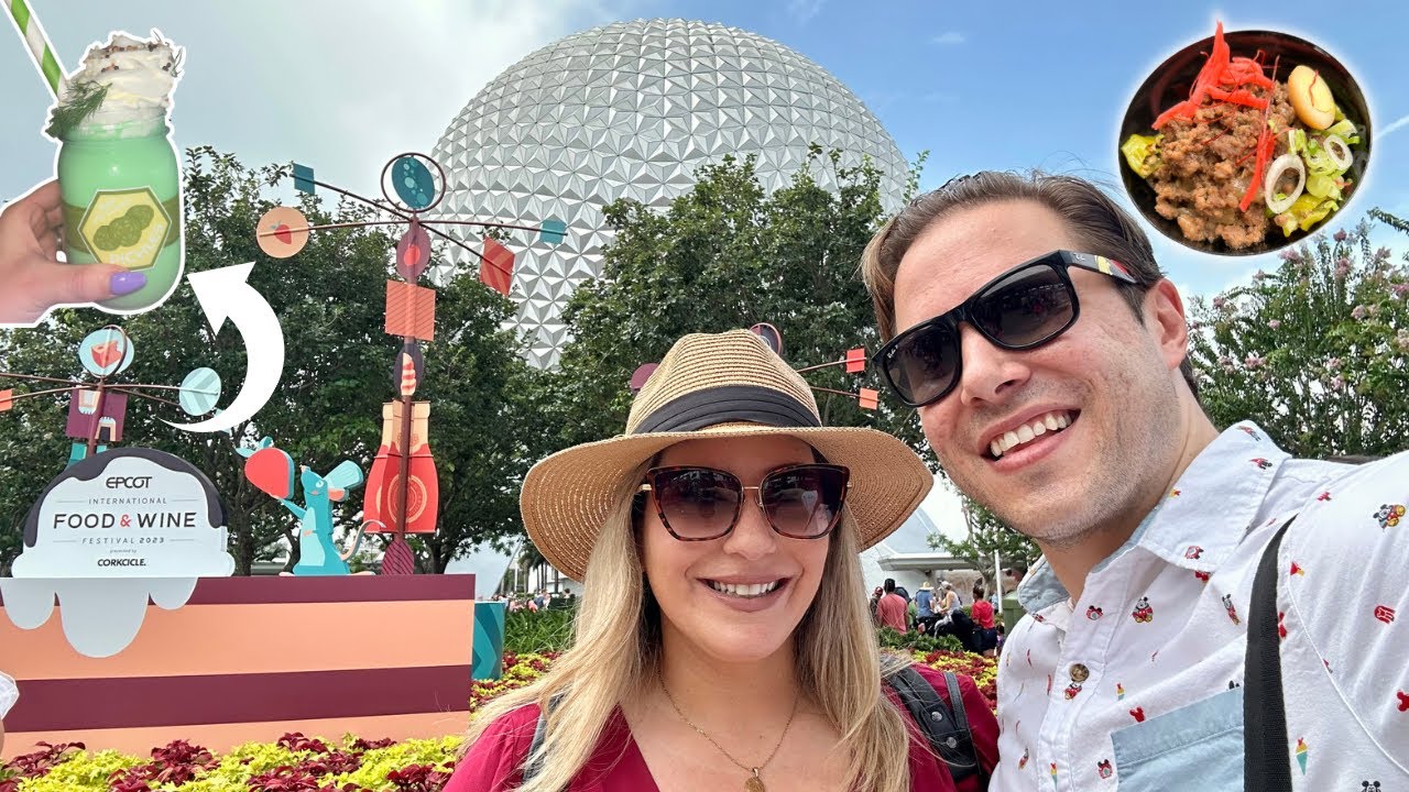 Epcot's Food & Wine Festival 2023 Opening Day! NEW Food, Merchandise & a Pickle Milkshake?