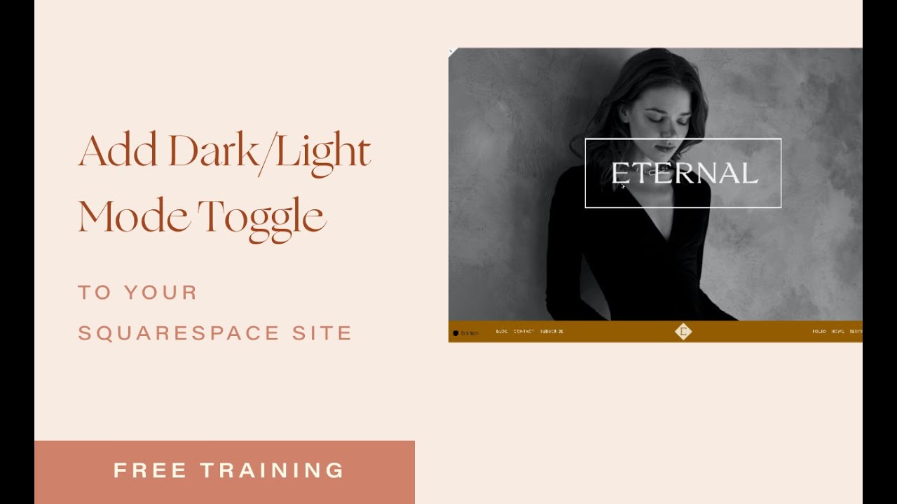 How to Add Dark Mode & Light Mode Toggle to your Squarespace Website