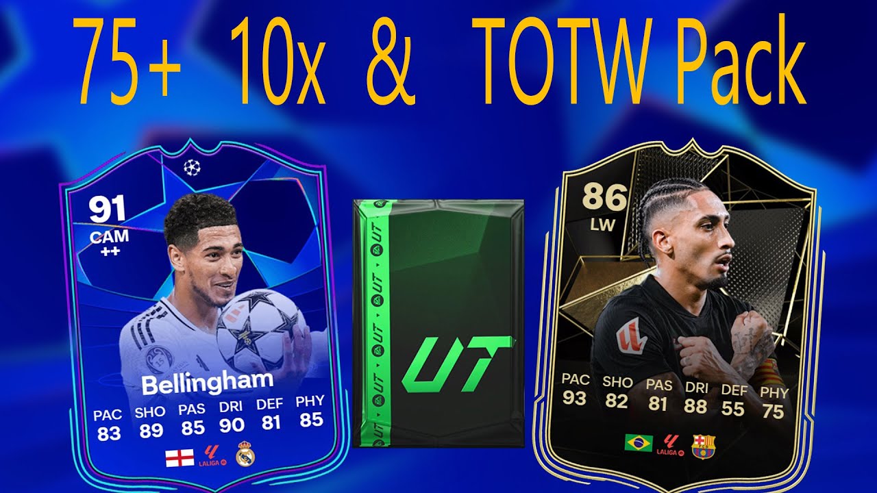 75+ 10x Rare Gold Players Pack & TOTW Players Pack