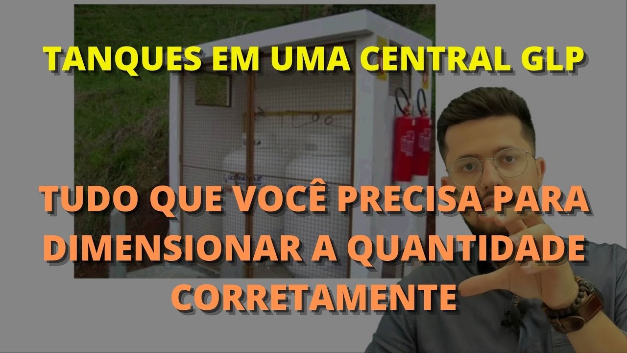 Como calcular o número de tanques de GLP de uma central de gás?