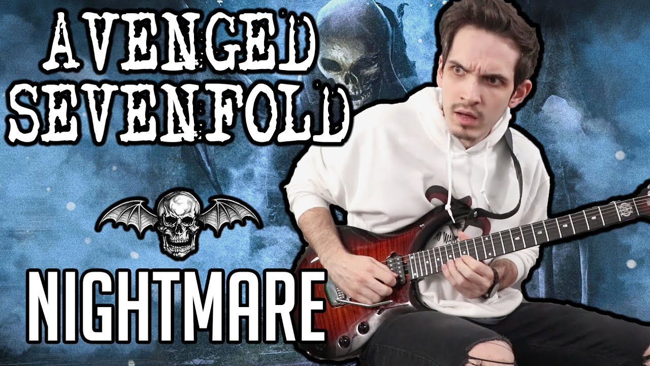 Avenged Sevenfold | Nightmare | GUITAR COVER (2021) + Screen Tabs