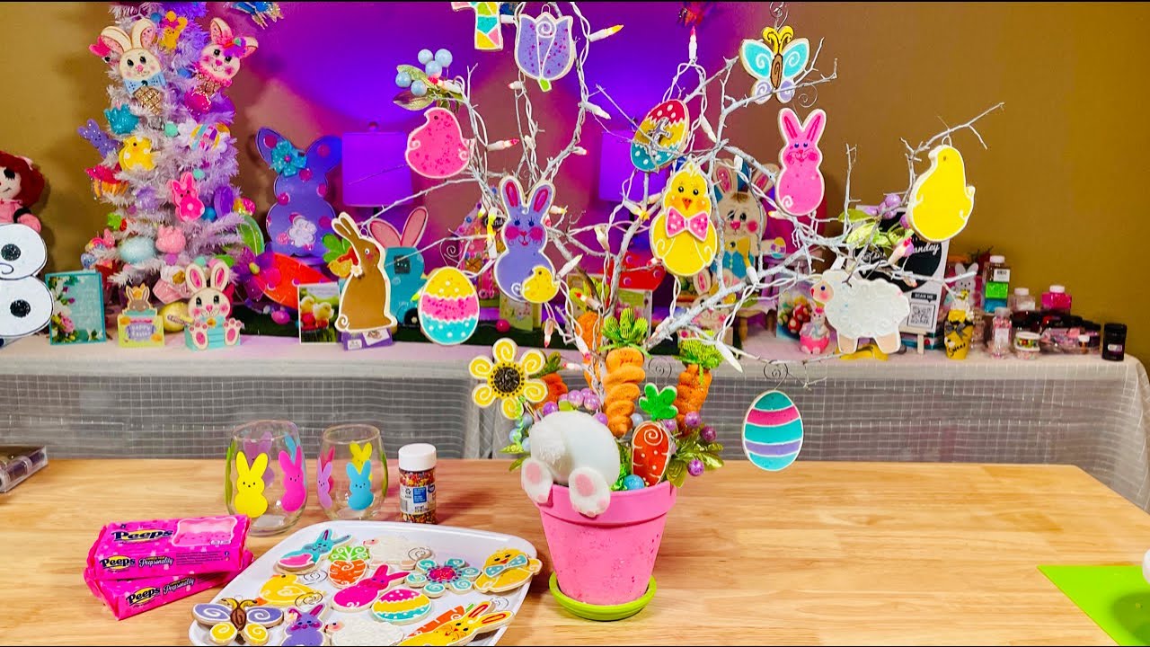 Let’s Paint Easter Dough Ornaments!!