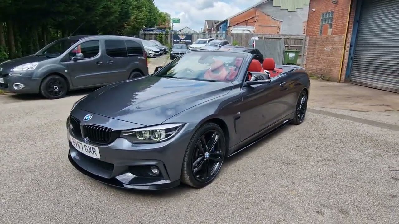 BMW 4 Series 3.0 430d M Sport Convertible 2dr Diesel Auto 258ps in Mineral Grey 68,345 miles £16,395
