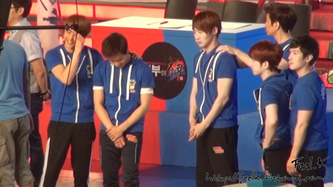 [신화] 120508 승부의신 민셩 모음 직캠 + 우동.avi