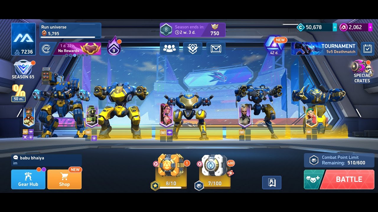 EPIC Skin 3/5 Maxed mech account