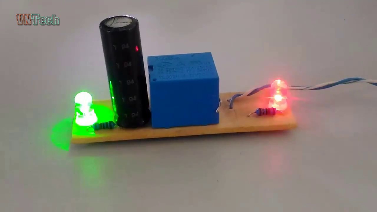 How to Make Signal Blink Lights Used Relay 12V DC