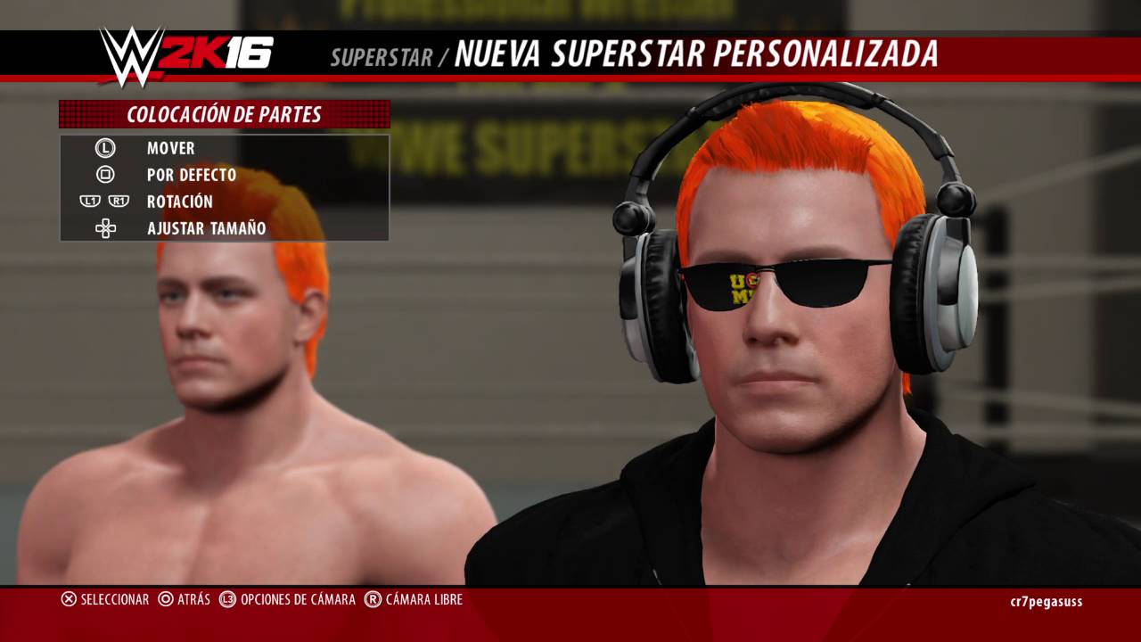 WWE 2K16 creando mi personaje