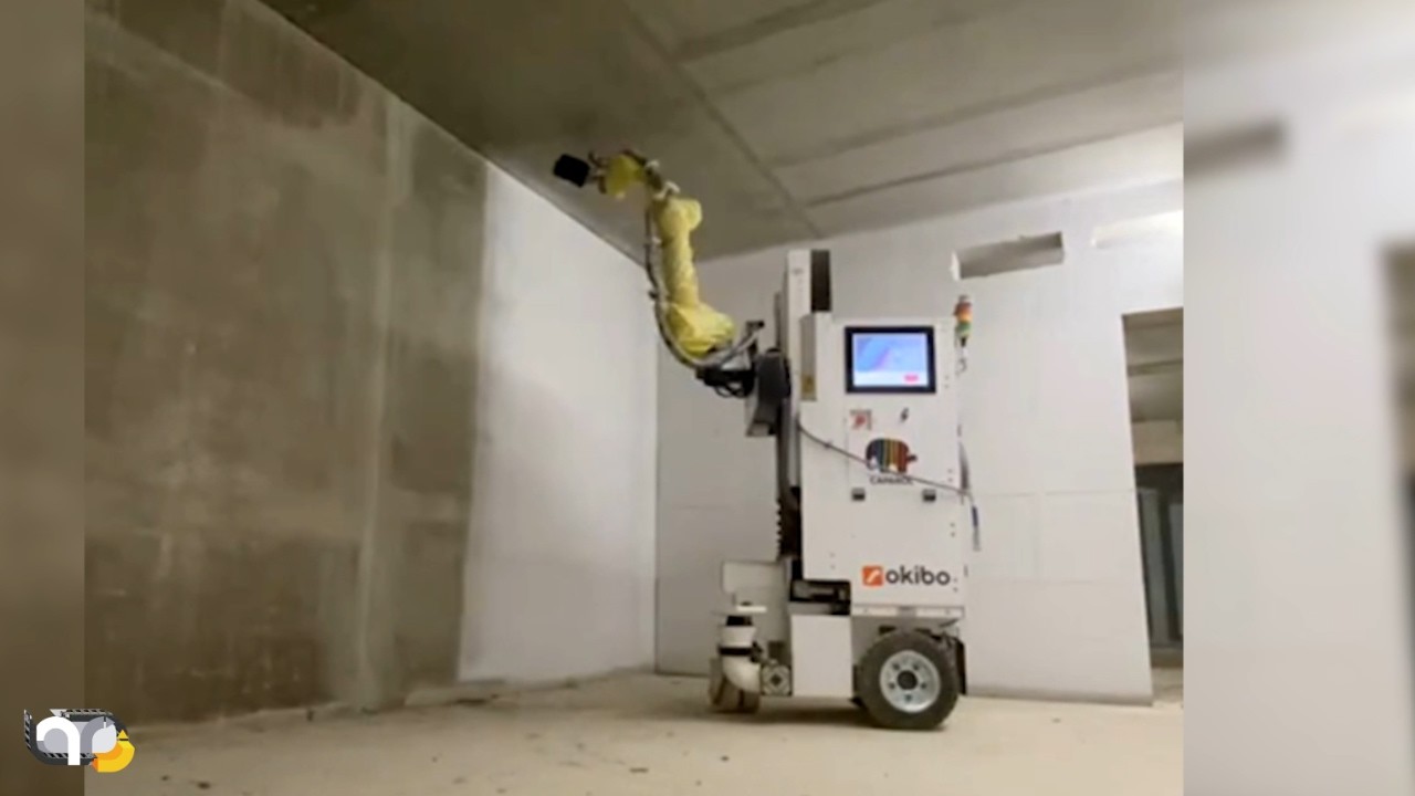 Energieketten für 3D-Bewegungen bei Malerarbeiten