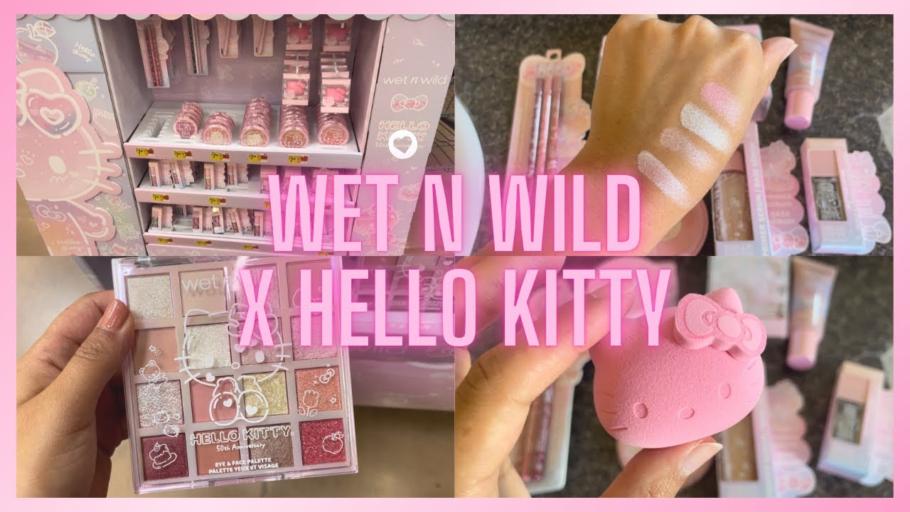 NEW WET N WILD HELLO KITTY 50TH ANNIVERSARY COLLECTION 🥳🎀🩷💄