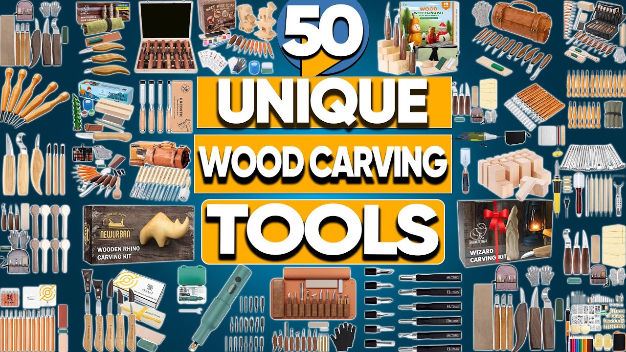 50 Unique Wood Carving Tools on Amazon You Need