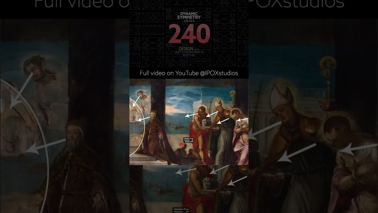 Tintoretto adding depth. PT2-Vid Viewer&rsquo;s Choice 3 #paintingtips #artcomposition #shorts