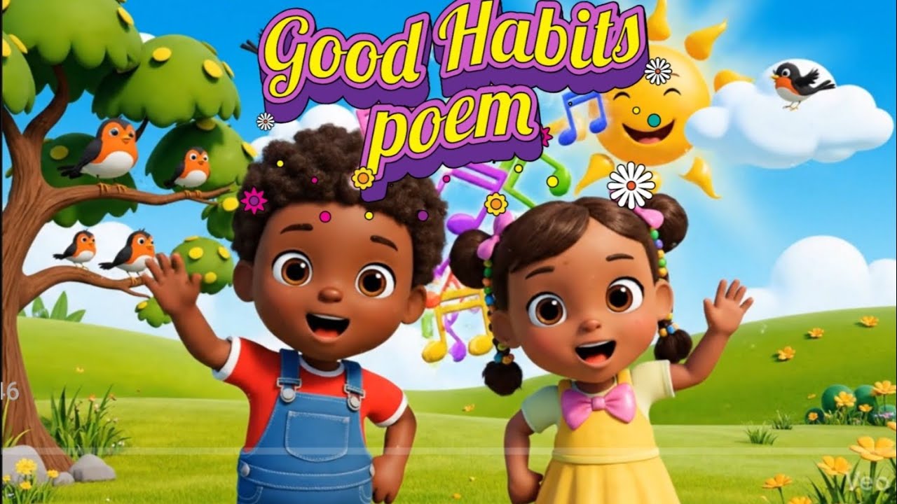 Good Habits Song for Kids | Brush, Wash, Eat Healthy | Nursery Rhyme#GoodHabitsForKids#kidscartoon 
