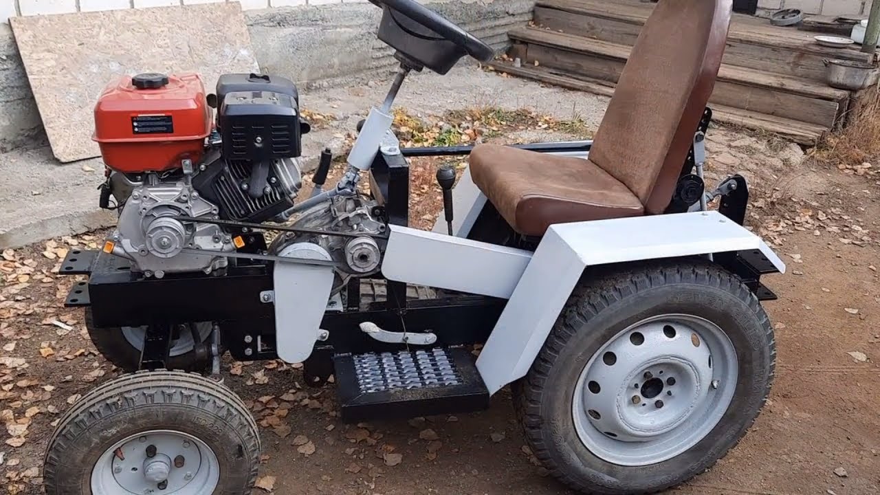 Homemade TRACTOR for gardening and snow removal.