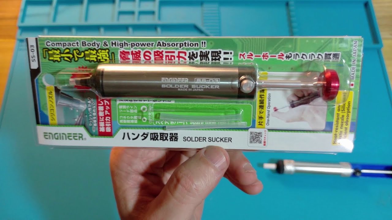 Engineer SS 03 solder sucker pump test