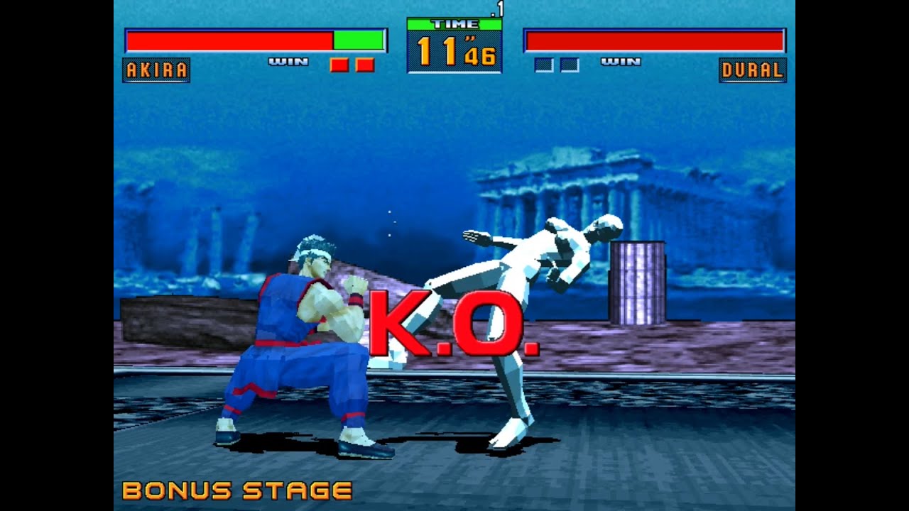 Virtua Fighter 2 (PC Version) Akira Yuki Playthrough