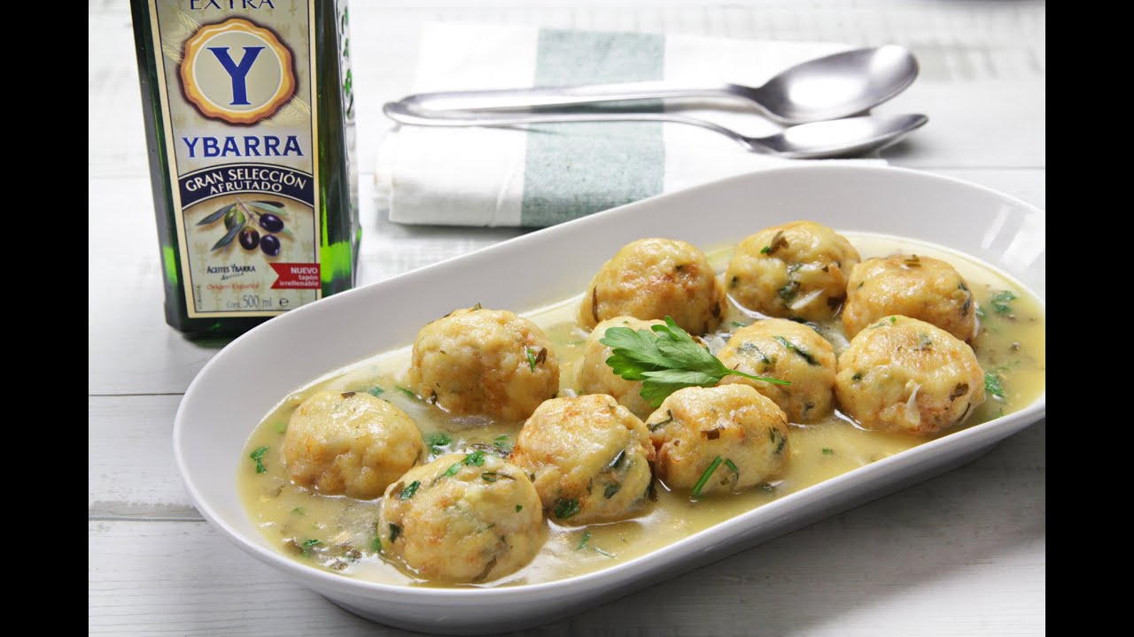 Albóndigas de bacalao en salsa verde