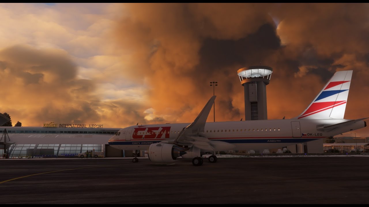 BRATISLAVA-KOŠICE, MSFS 2020, ČSA, AIRBUS A320