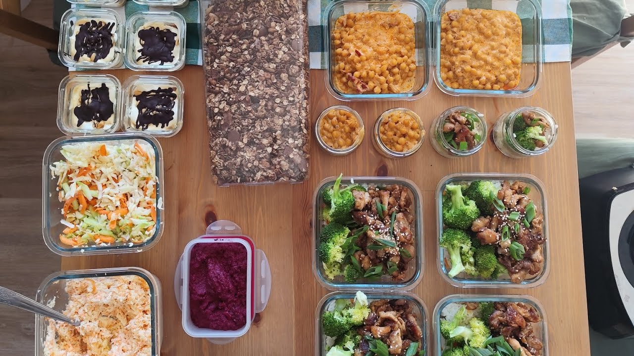 Rýchly zostrih varenia na 4 dni 🥦 Nedeľný meal-prep s Agát