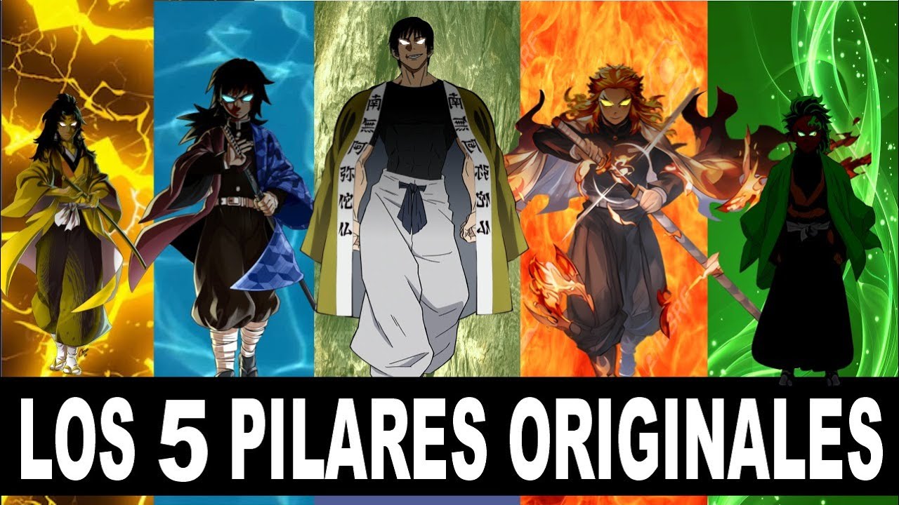 La HISTORIA de los 5 pilares ORIGINALES | Kimetsu No Yaiba