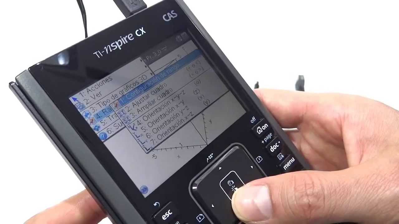 Calculadoras Graficadoras Texas Ti-nspire Spire Cx CAS Color Reseña Desempaque