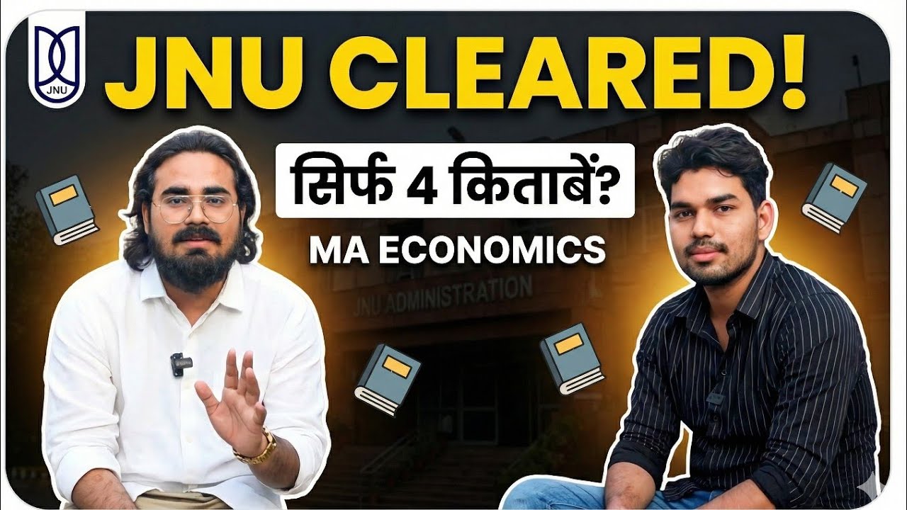 How Abhay Tripathi Cracked JRF (AIR 12) in Economics | Complete Strategy & Booklist