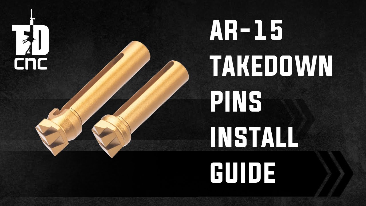 Инструкция по установке штифтов для разборки винтовки AR-15 от Tyrant Designs