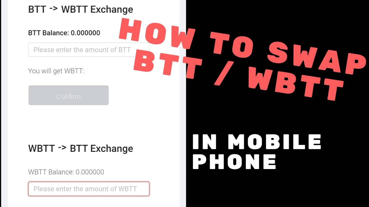 HOW TO CONVERT WBTT TO BTT / BTT TO WBTT ( IN MOBILE PHONE )