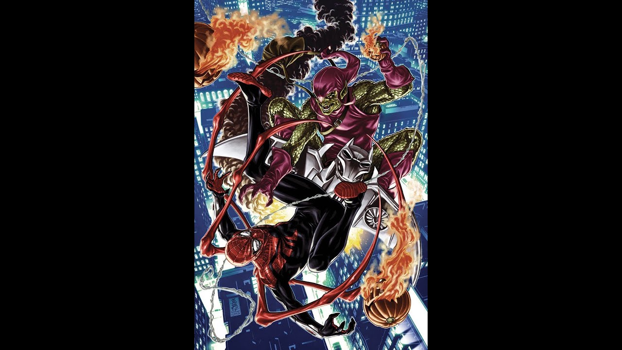 Mark Brooks Speed Art- Spider-man vs.Green Goblin step 3