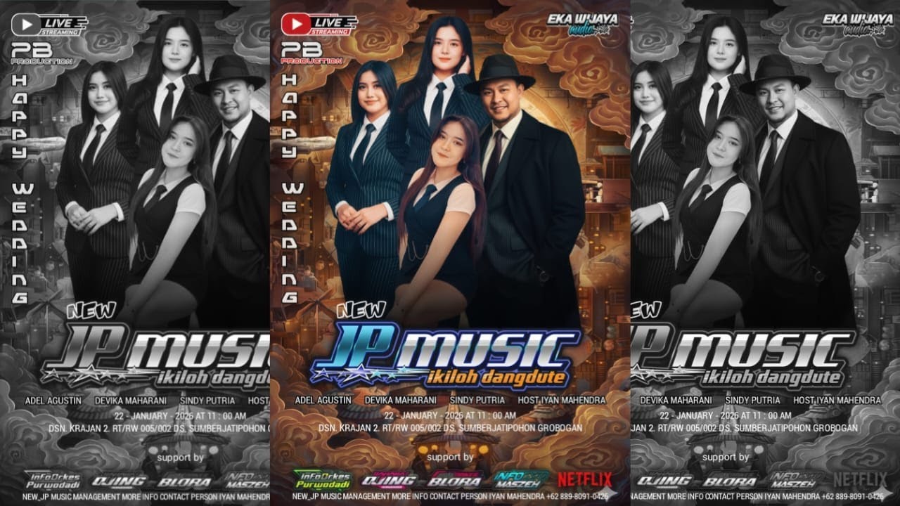🔴🔵LIVE  NEW JP MUSIK // THE WEDDING ANITA & HERY  // SUMBERJATIPOHON // EKA WIJAYA AUDIO