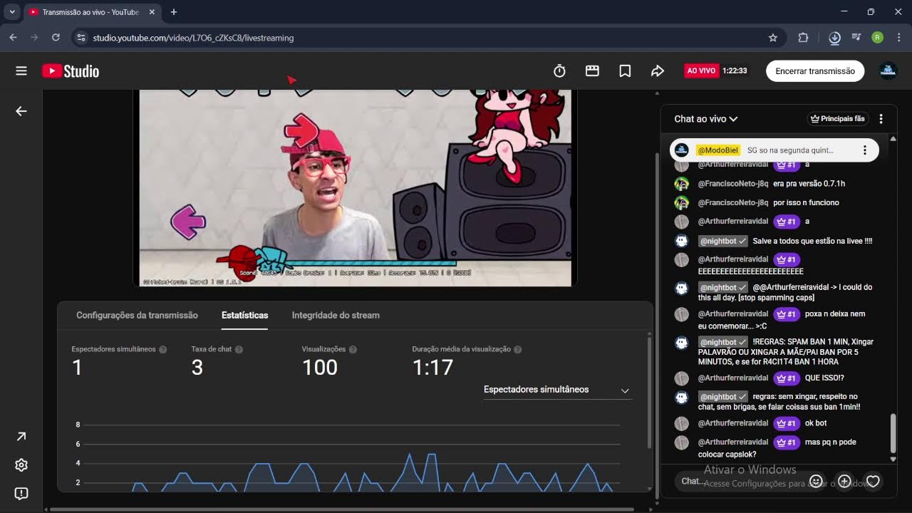 Live On, Jogando Friday Night Funkin!!