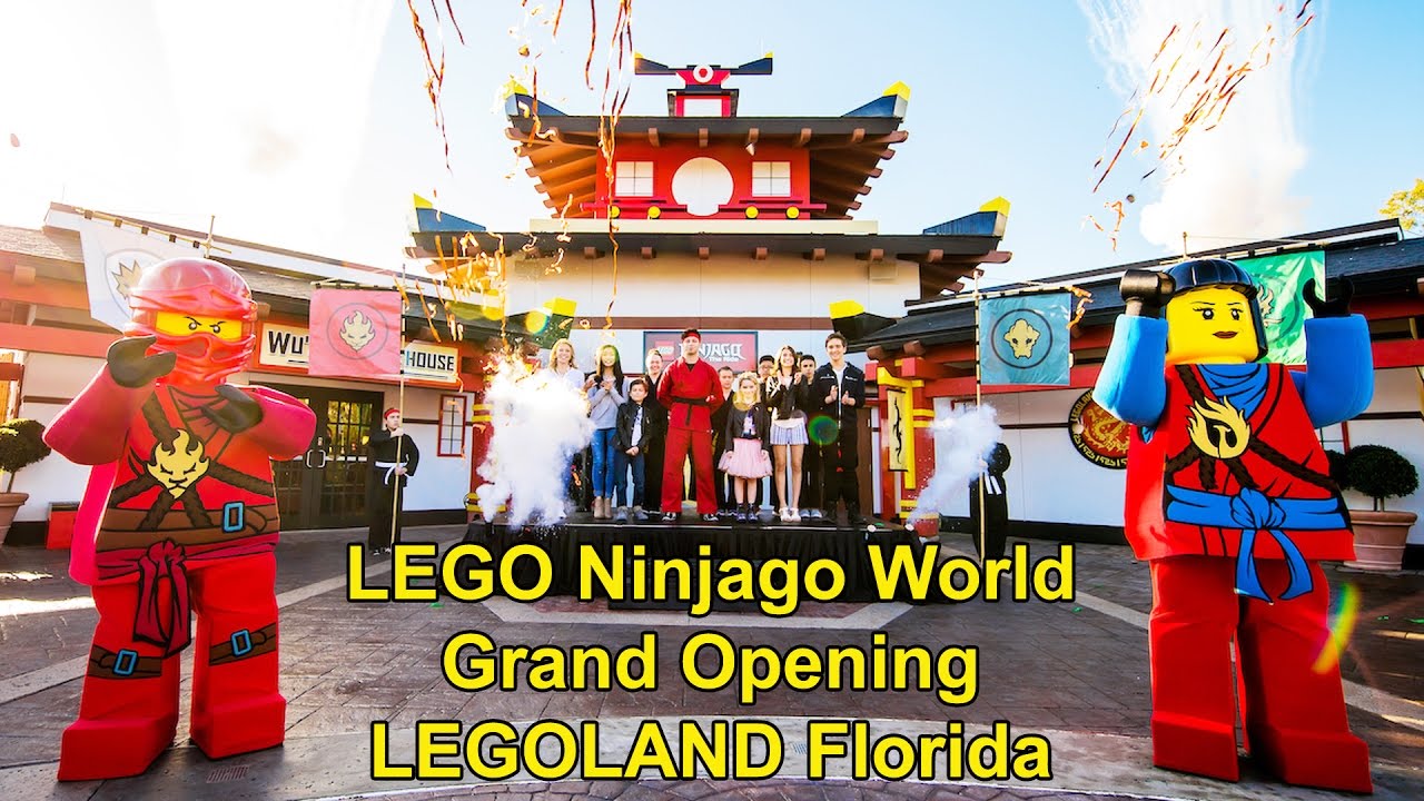 LEGO NINJAGO World Grand Opening at LEGOLAND Florida Resort w/ 