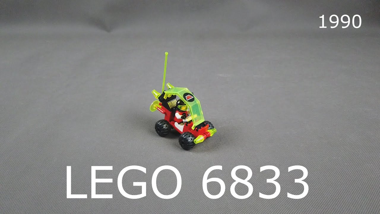 LEGO M-Tron 6833 Beacon Tracer from 1990 - animation speed build Lego 6833