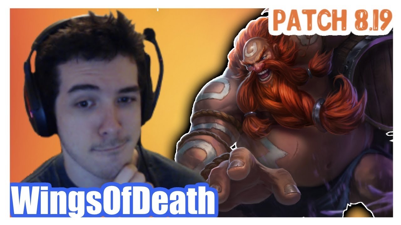 League of Legends | GRAGAS vs RAMMUS | by WingsOfDeath | GRAGAS Jungle | Gameplay LOL Patch 8.19