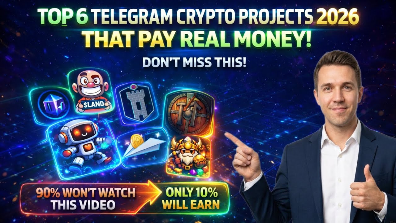 TOP 6 TELEGRAM CRYPTO GAMES 2026 | REAL EARNINGS HERE | PAYING