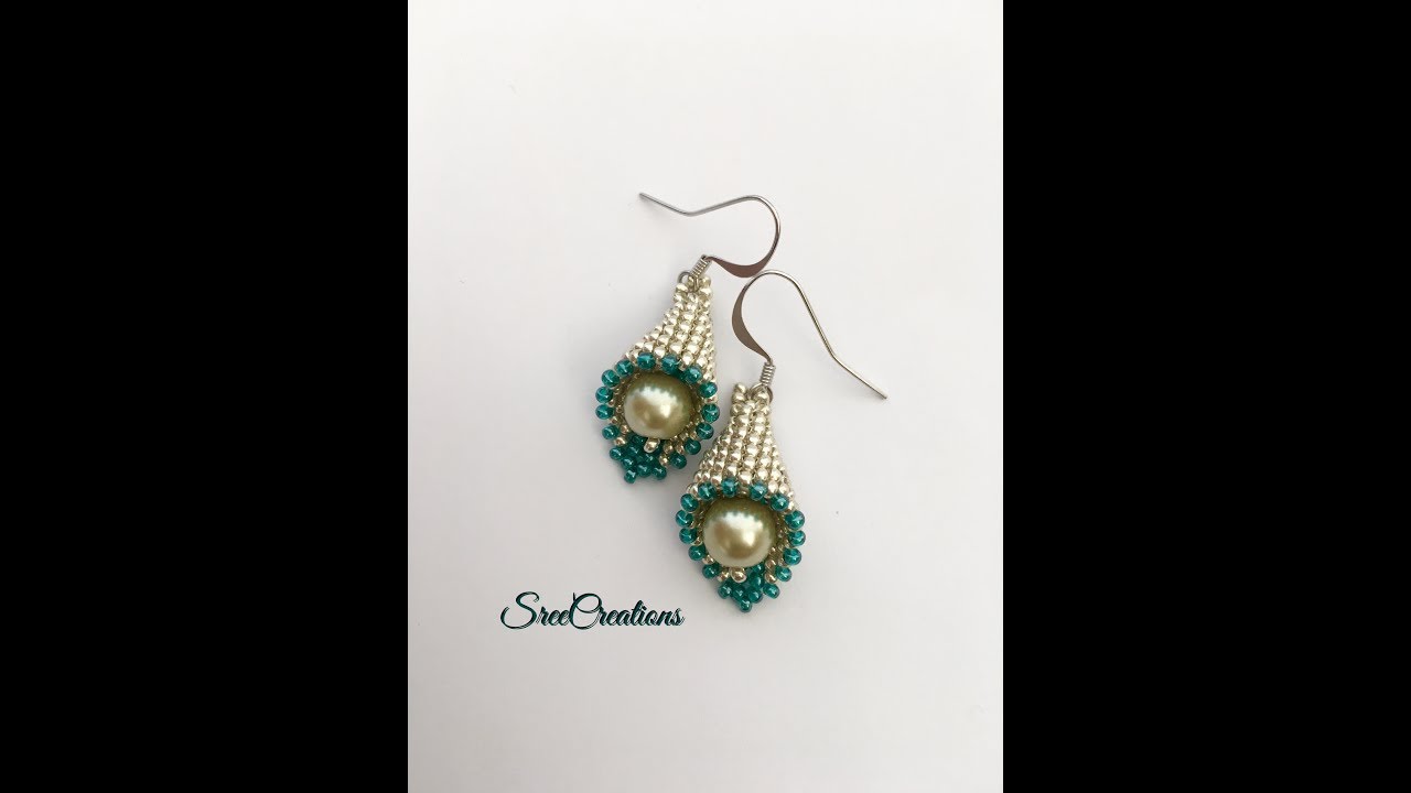 How to make Cute beaded Bell Earrings