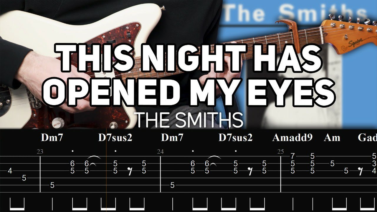 The Smiths - This Night Has Opened My Eyes (Guitar lesson with TAB)