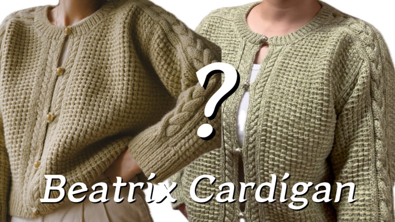 [뜨개로그] 난 아직도 잘 모르겠다😵‍💫 애증의 베아트릭스 가디건 작업기 / knitting 