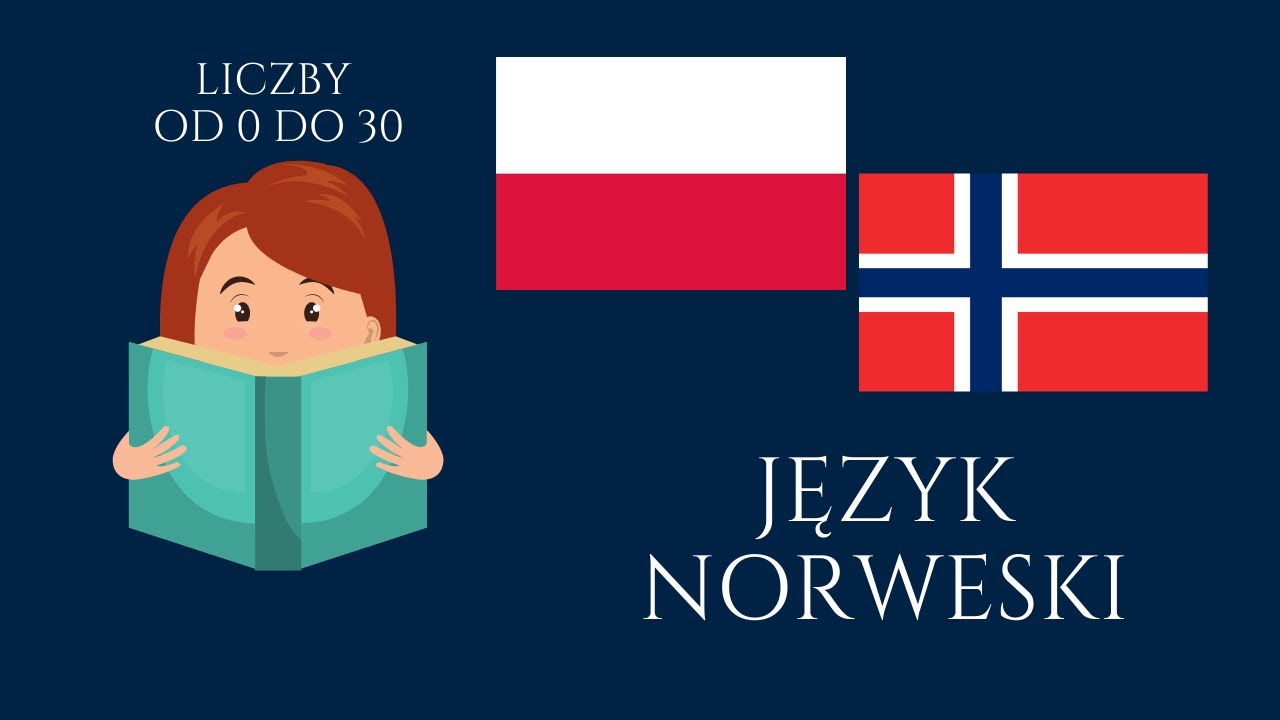 🟢 Język norweski • Liczby od 0 do 30 • Nauka liczenia po norwesku 📚 • Nauka języka norweskiego!