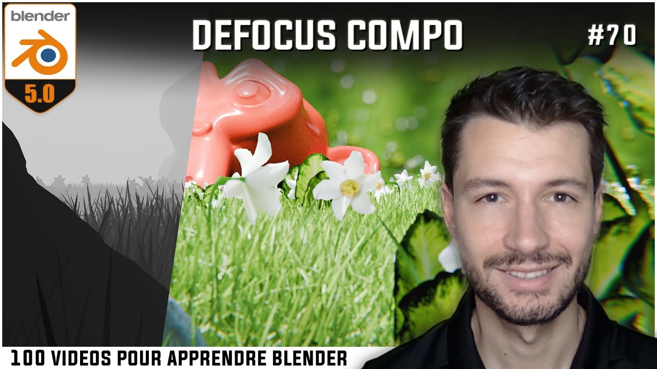 #70 | PROFONDEUR DE CHAMPS EN COMPOSITING - Apprendre Blender en 100 vidéos [TUTO FR]