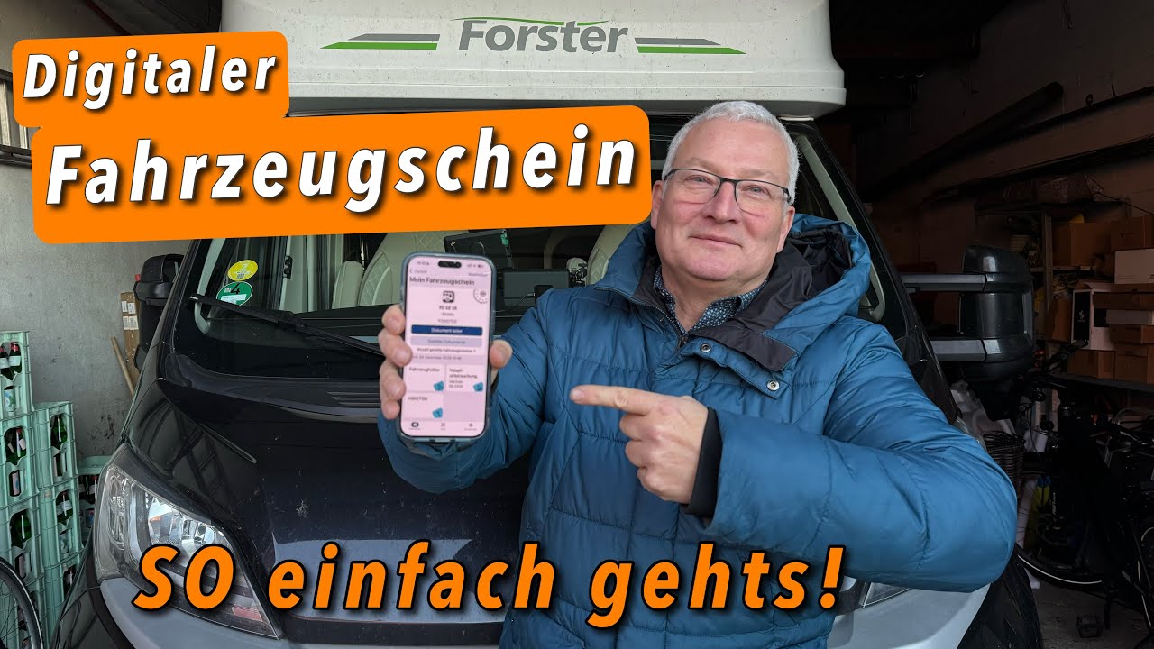 Digitaler Fahrzeugschein in der i-Kfz-App &ndash; Perfekt f&uuml;r Camper, Wohnmobile & Anh&auml;nger!