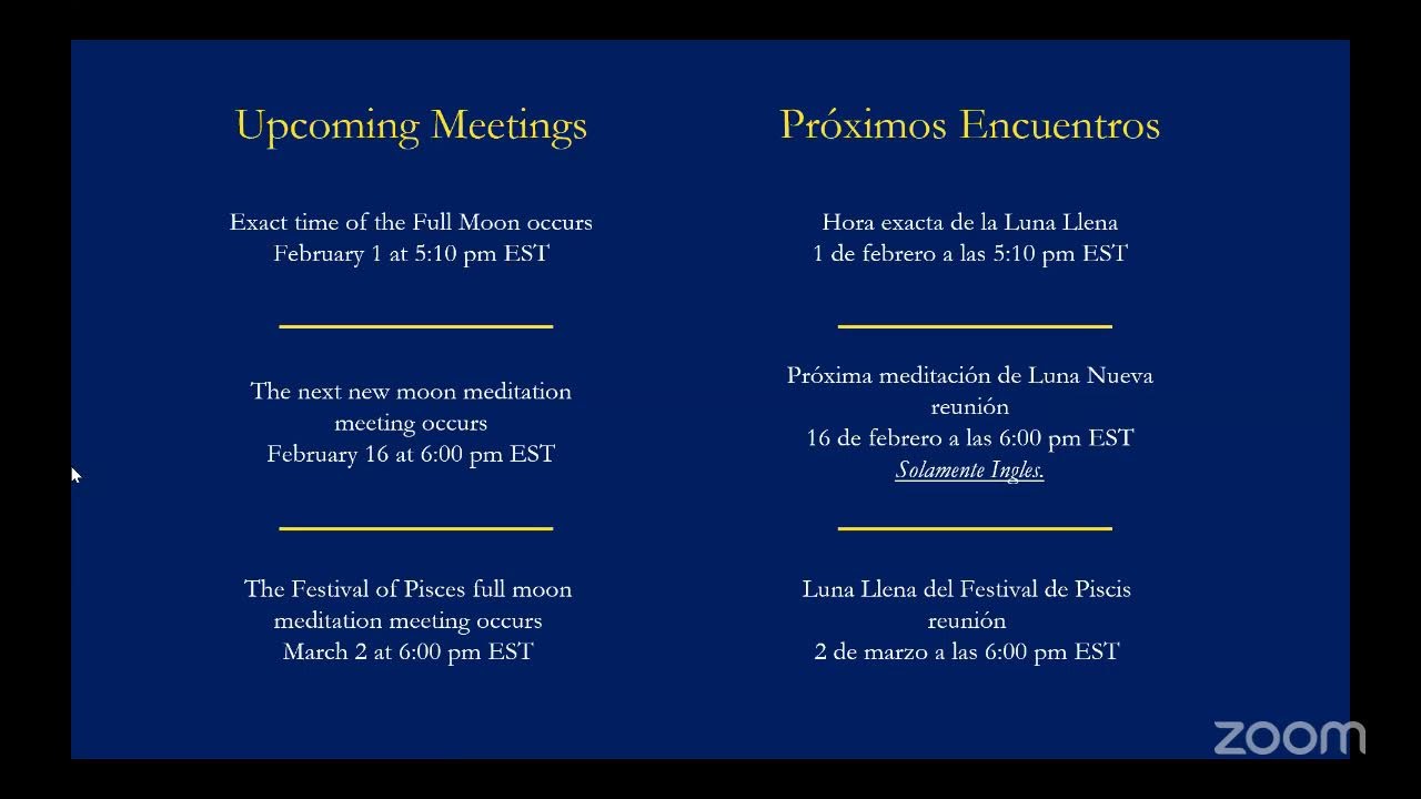 Festival of Aquarius Full Moon Meditation - NY
