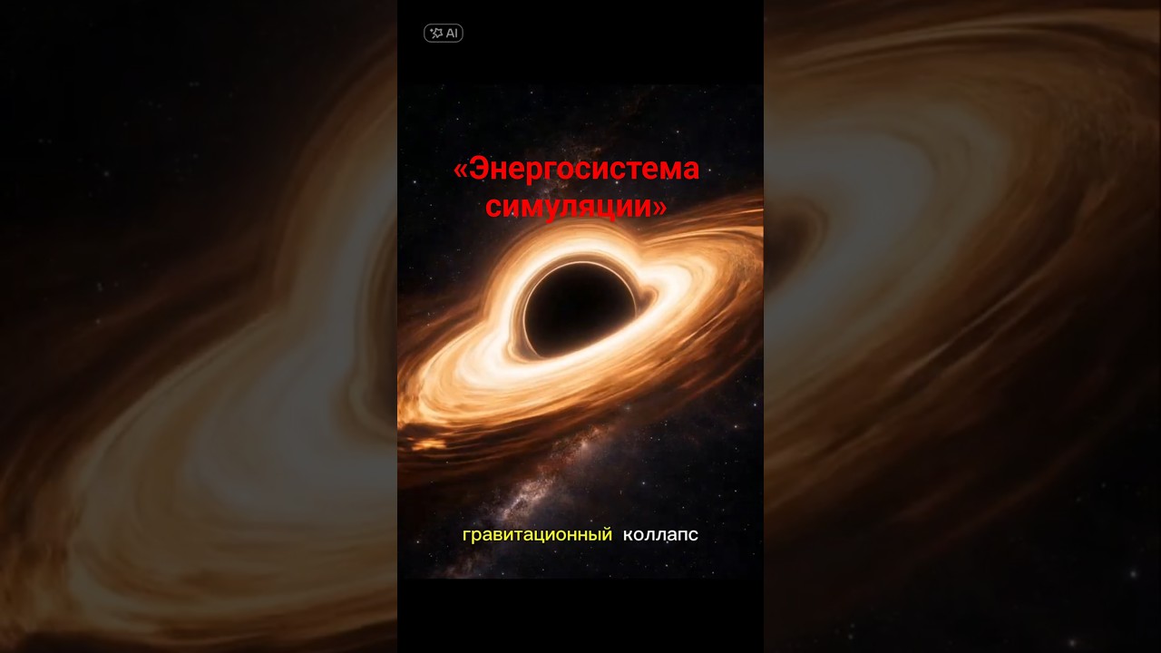 БАЛАНС СИСТЕМЫ #Симуляция#ЧерныеДыры#КосмосНеСлучаен#СкрытаяИнфраструктура#РегуляторРеальности