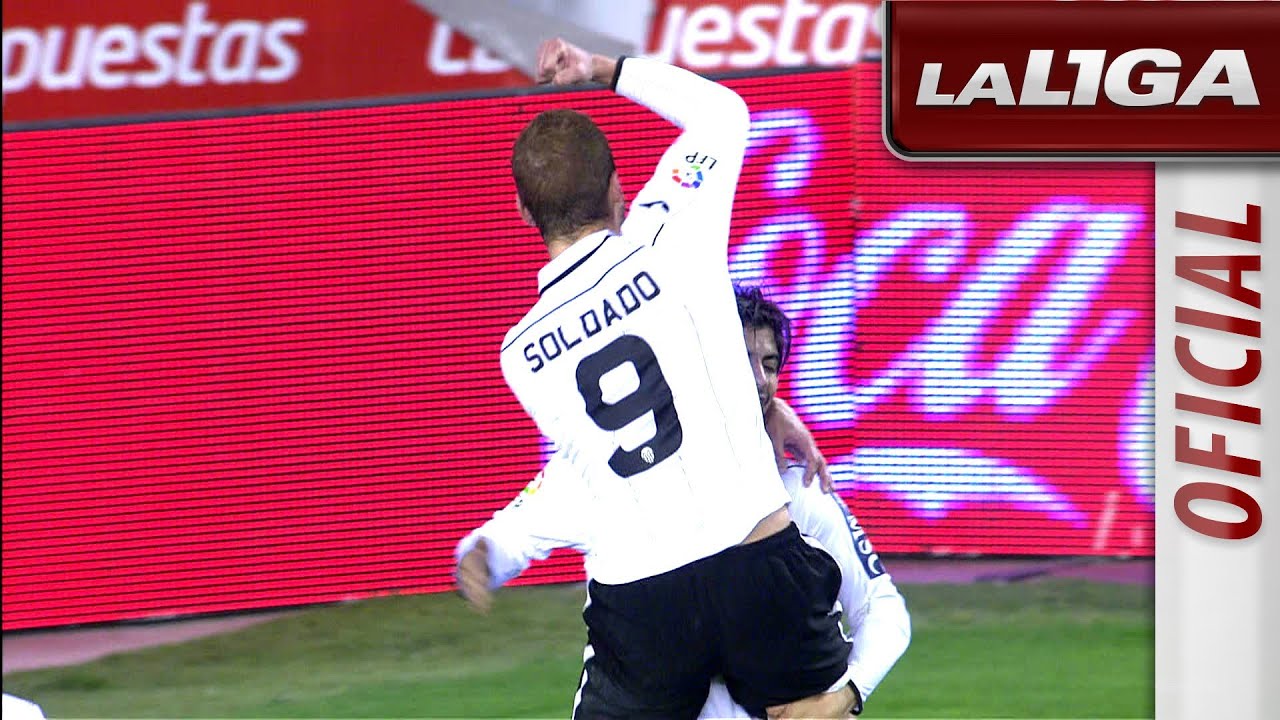 Gol de Roberto Soldado (2-0) en el Valencia CF - Sevilla FC - HD