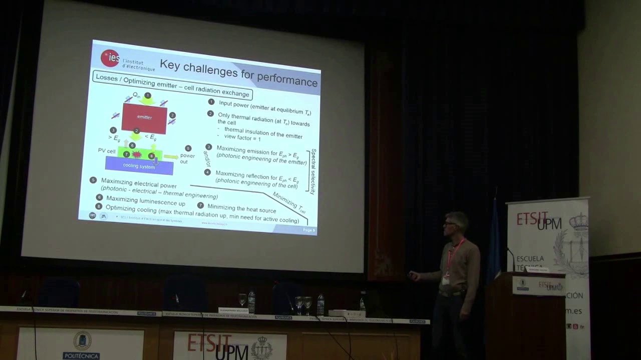 Thermophotovoltaic Energy Conversion - Rodolphe Vaillon (CNRS, France)