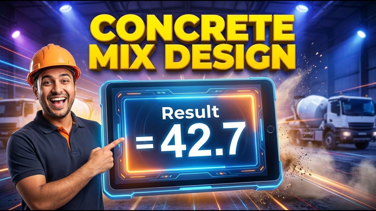 Concrete Mix Design Calculator &mdash; How to Use It | Engineering Tool