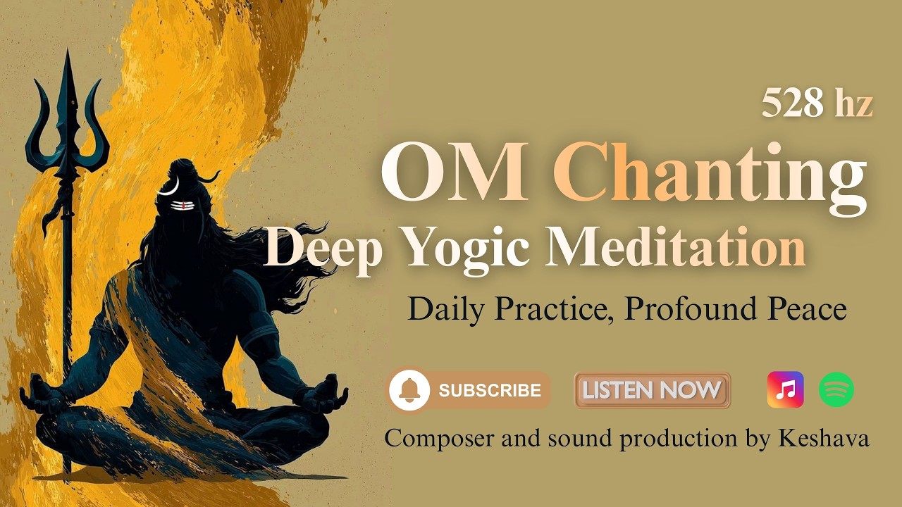 ॐ मंत्र जाप OM Chanting with Divine Healing Frequency | Transformational Energy | Meditation 528 hz